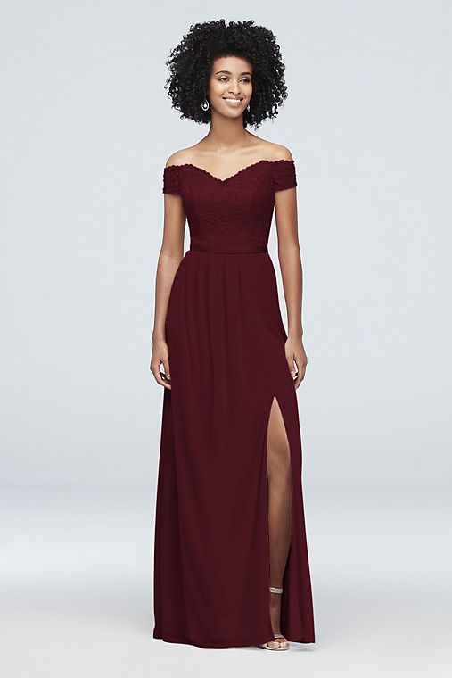 Plus Size Burgundy Bridesmaid Dresses With Sleeves